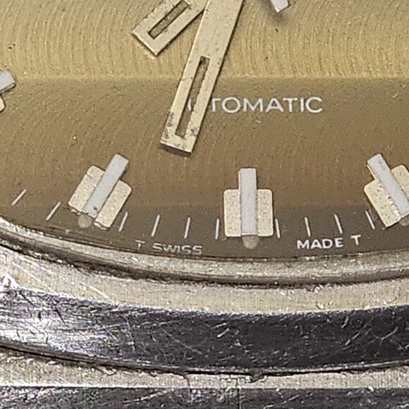 VINTAGE 70s Radiant Automatic Day/Date Swiss Tonneau Watch | Retro Blumar - Picture 5 of 16